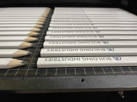 Zimmermannsbleistifte bedrucken mit Logo und Text